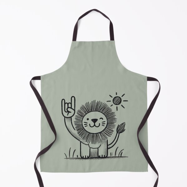 Item preview, Rocking Lion Black & White (Kids Art) designed and sold by All4ROCK.