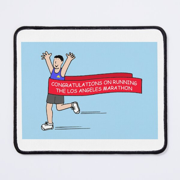 Item preview, Congratulations on Running the Los Angeles Marathon  designed and sold by KateTaylor.