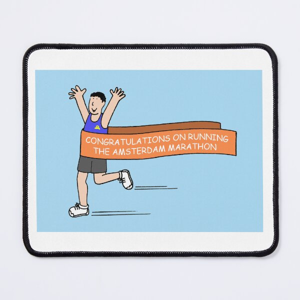 Item preview, Congratulations on Running the Amsterdam Marathon  designed and sold by KateTaylor.
