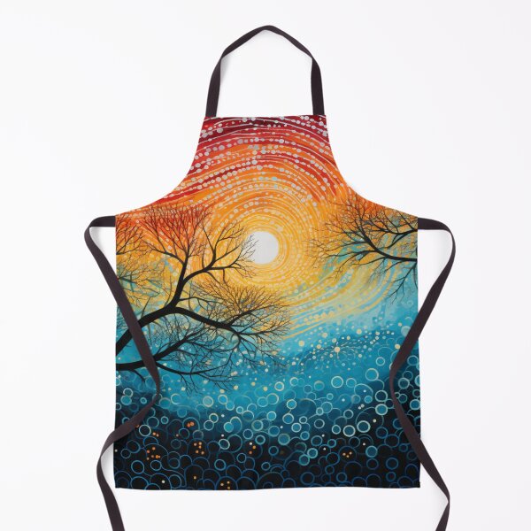 Item preview, Aboriginal Inspired Dot Art - At Dawn designed and sold by GrinGalore.