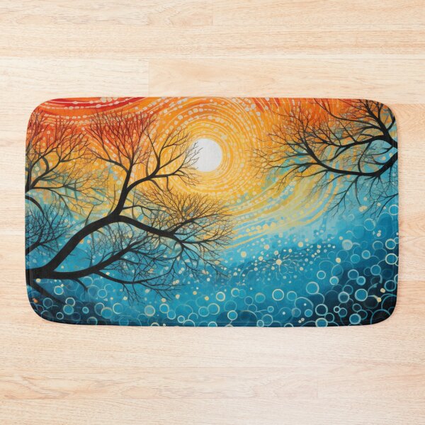 Item preview, Aboriginal Inspired Dot Art - At Dawn designed and sold by GrinGalore.