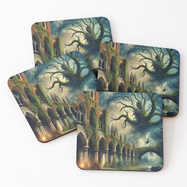 Item preview, ivy covered castles designed and sold by Dominika Farkašová.