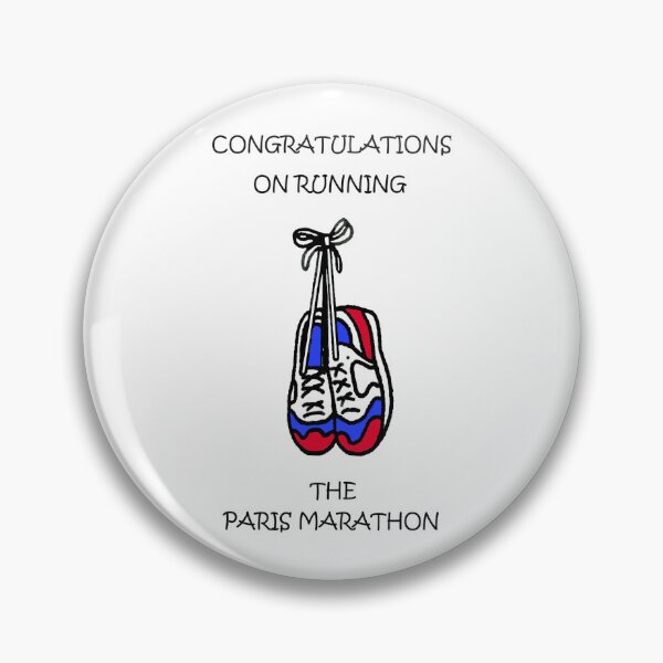 Item preview, Congratulations on Running the Paris Marathon  designed and sold by KateTaylor.