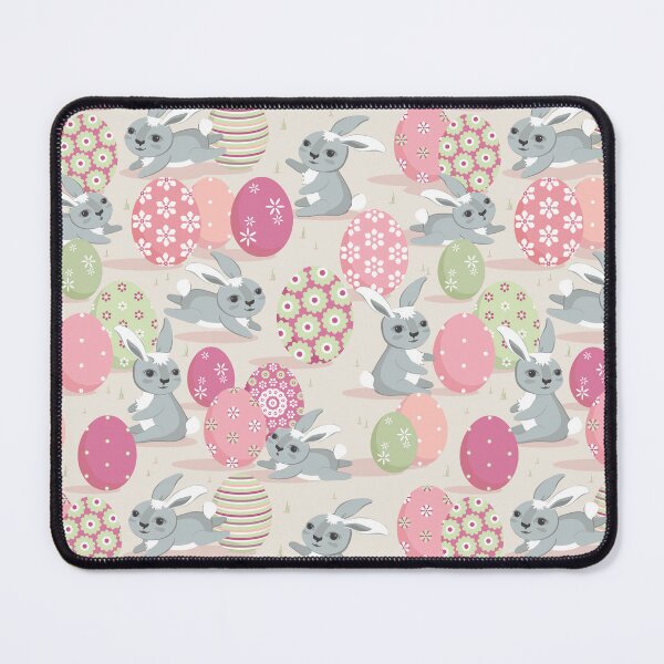 Item preview, Easter bunnies on a light cream background designed and sold by Alex Blud.