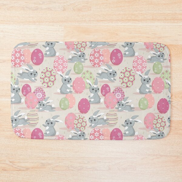 Item preview, Easter bunnies on a light cream background designed and sold by Alex  Blud.