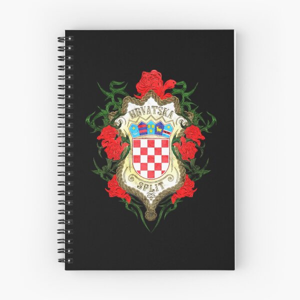 Item preview, Coat Of Arms With Roses And The Name Of The City "Split" designed and sold by MC Art Studio.