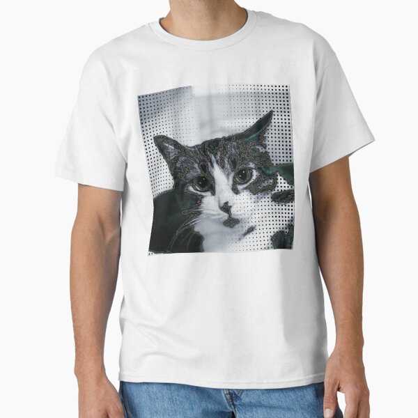 Cat Digital Art Classic T-Shirt
