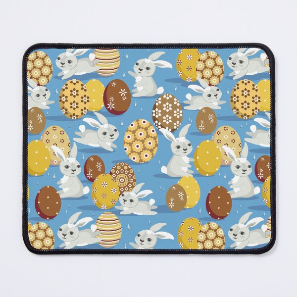 Item preview, Easter bunnies, Blue and yellow version designed and sold by Alex Blud.