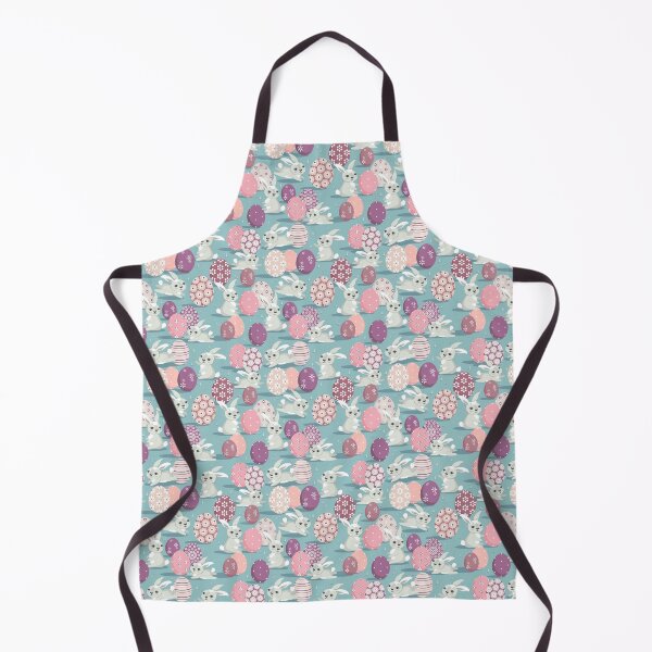 Item preview, Easter bunnies, Pink and dark turquoise version designed and sold by Alex Blud.