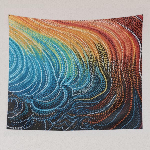Item preview, Aboriginal Inspired Dot Art - The Birth Of Rainbow designed and sold by GrinGalore.
