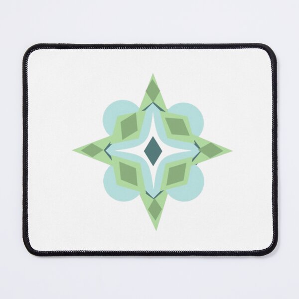 Item preview, Blue and Sea Green Mandala Flower designed and sold by Art Shimmers.