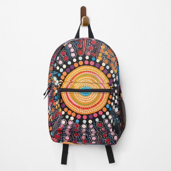 Item preview, Aboriginal Inspired Dot Art - Luminous Round designed and sold by GrinGalore.