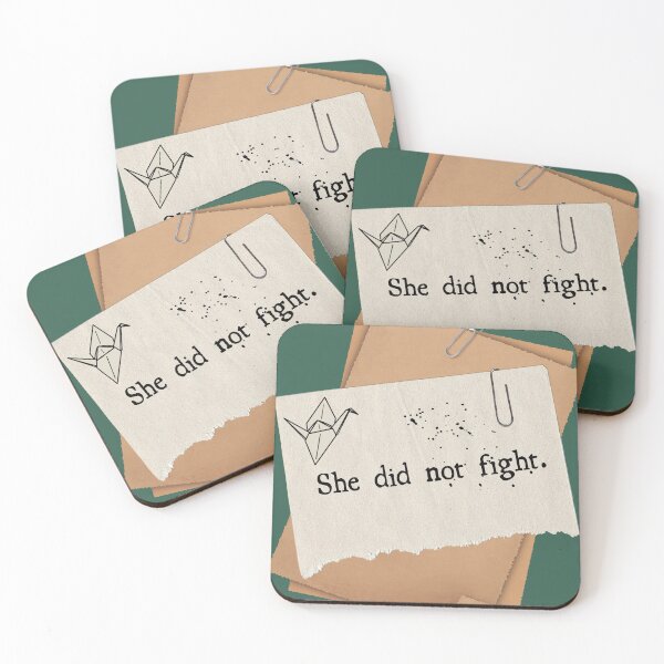 Item preview, She did not fight  designed and sold by ArtsyTales.