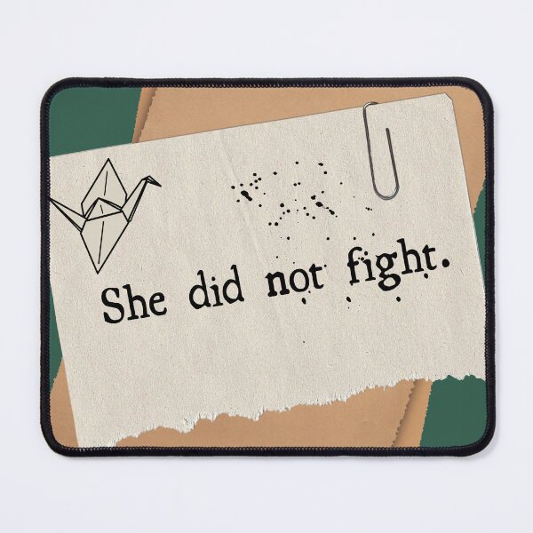 Item preview, She did not fight designed and sold by ArtsyTales.