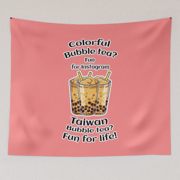 Item preview, Colorful bubble tea? Fun for Instagram. Taiwan bubble tea? Fun for life! designed and sold by jessie848v.
