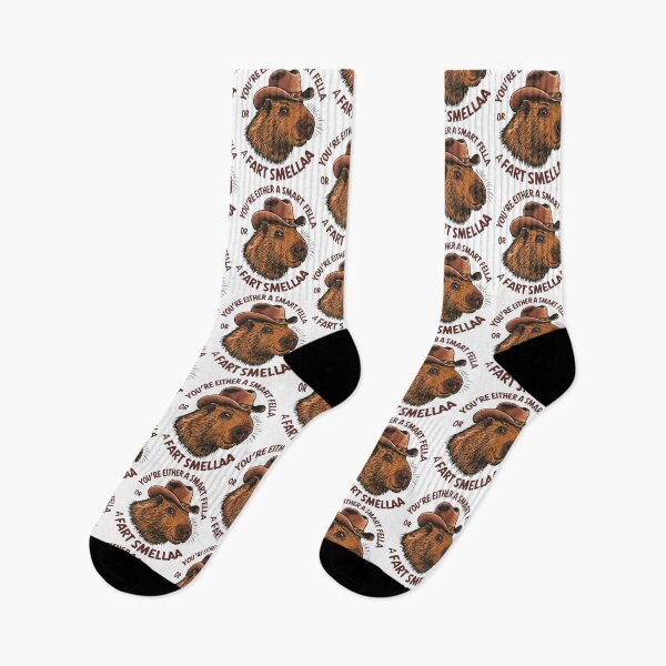 Item preview, Either A Smart Fella Or A Fart Smella Funny Feline Joke meme designed and sold by LoveMingle.