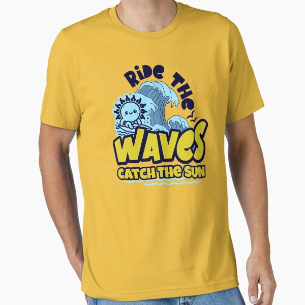 Aperçu de l'œuvre Surfez sur les vagues créée et vendue par eyecatchingtees.
