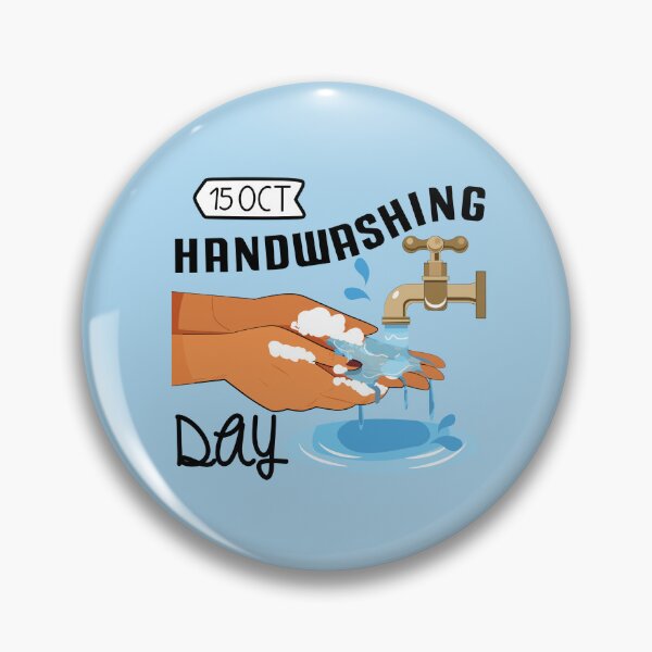 Item preview, 15 October Handwashing Day - Wacky Holidays designed and sold by ChemicalXShop.