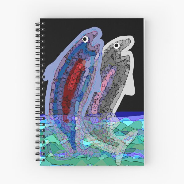 Item preview, leaping fish designed and sold by ChalfontArt.