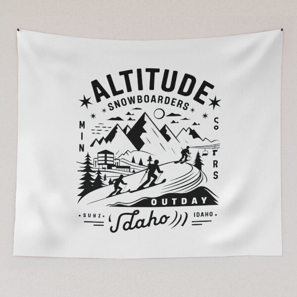 Item preview, Idaho Ski Adventure - Schweitzer Mountain Skiing & Snowboarding Design designed and sold by Colorful-Garden.