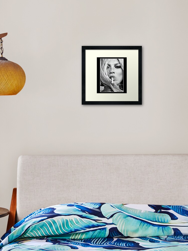 Thumbnail 1 of 7, Framed Art Print, Kate Moss designed and sold by OneSharkx.