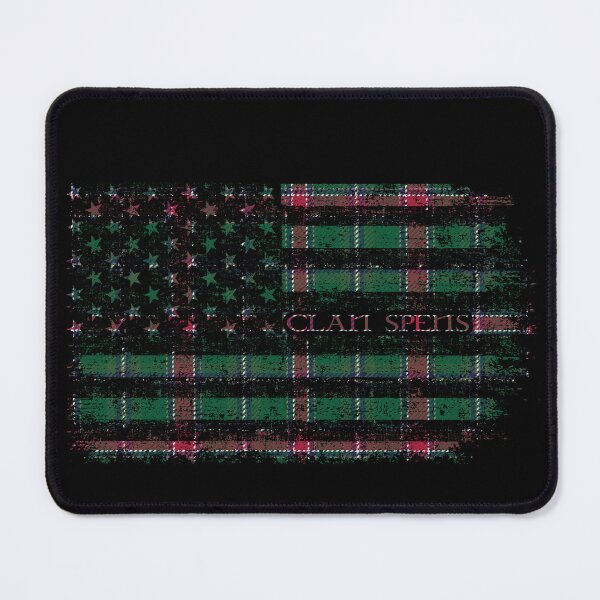 Item preview, Clan Spens Fragment Scottish tartan US flag kilt Scotland designed and sold by Clan1093.