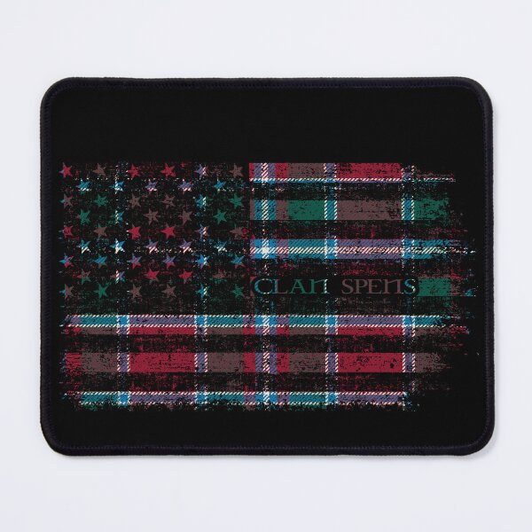 Item preview, Clan Spens Scottish tartan US flag kilt Scotland designed and sold by Clan1093.