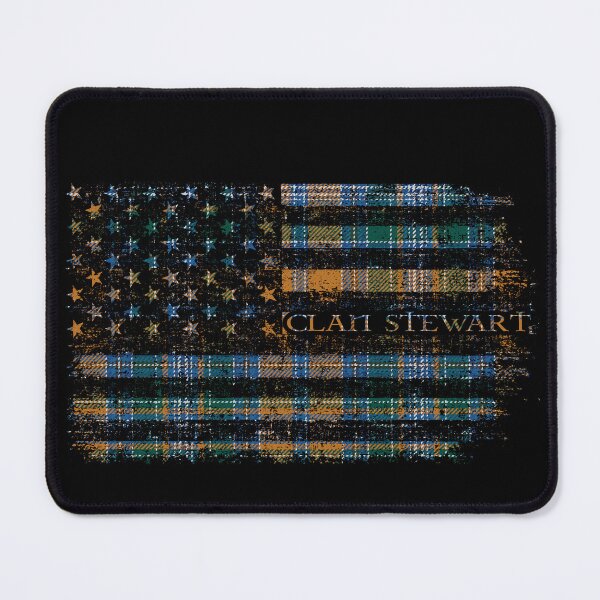 Item preview, Clan Stewart Artifact Scottish tartan US flag kilt Scotland designed and sold by Clan1093.