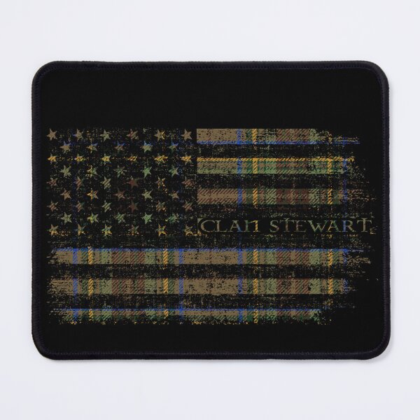 Item preview, Clan Stewart Camel  Scottish tartan US flag kilt Scotland designed and sold by Clan1093.