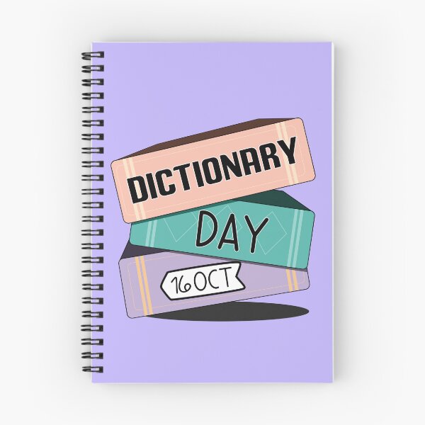 Item preview, 16 October Dictionary Day - Wacky Holidays designed and sold by ChemicalXShop.