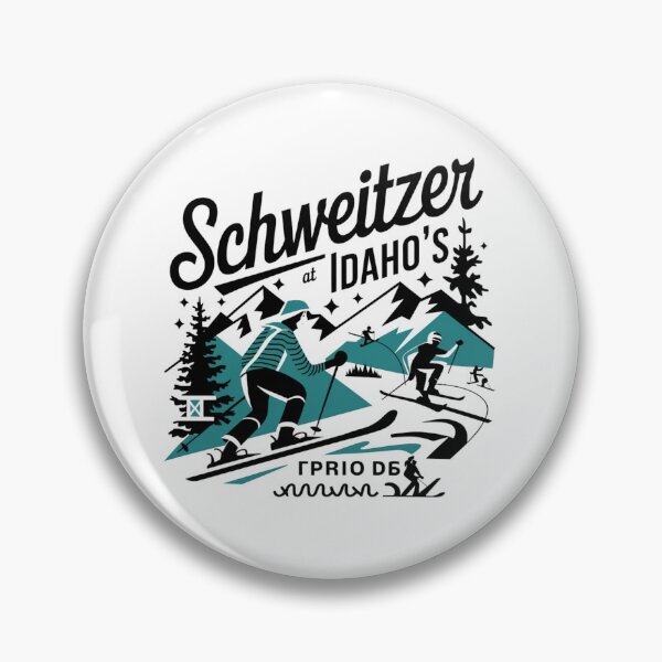 Item preview, Idaho Ski  Adventure - Schweitzer Mountain Skiing & Snowboarding Design designed and sold by Colorful-Garden.