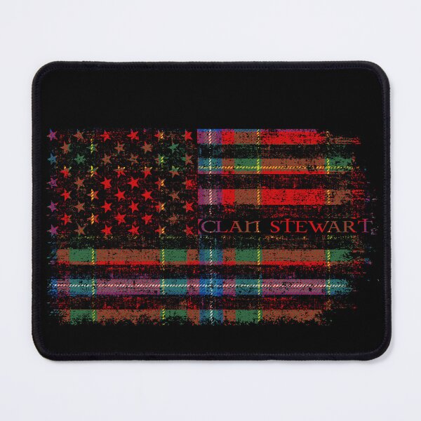 Item preview, Clan Stewart of Fingask Scottish tartan US flag kilt Scotland designed and sold by Clan1093.