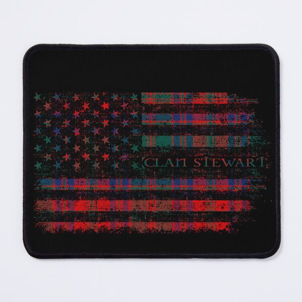 Item preview, Clan Stewart of Killiecrankie Scottish tartan US flag kilt Scotland designed and sold by Clan1093.