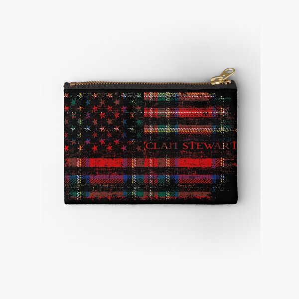 Item preview, Clan Stewart Royal Scottish tartan US flag kilt Scotland designed and sold by Clan1093.
