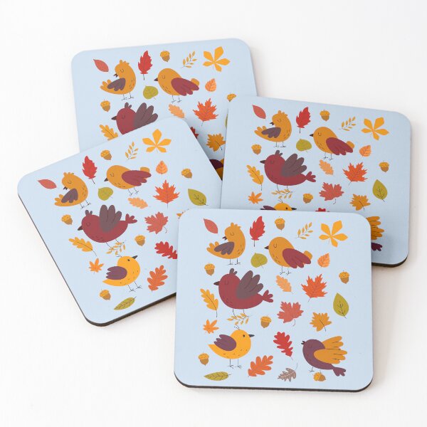 Item preview, Colorful autumn birds designed and sold by AnulaArt.