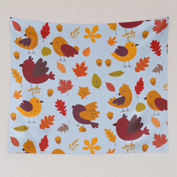 Item preview, Colorful autumn birds designed and sold by AnulaArt.