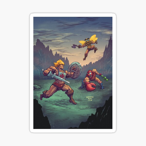 Buzz-Off Clawful MOTU Sticker