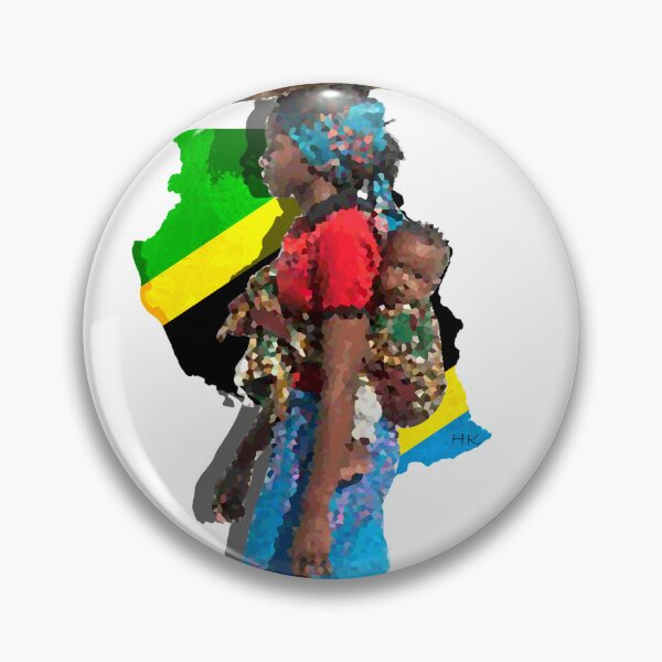 Item preview, Tanzanian mother designed and sold by kikatuniArts.