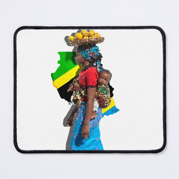Item preview, Tanzanian mother designed and sold by kikatuniArts.