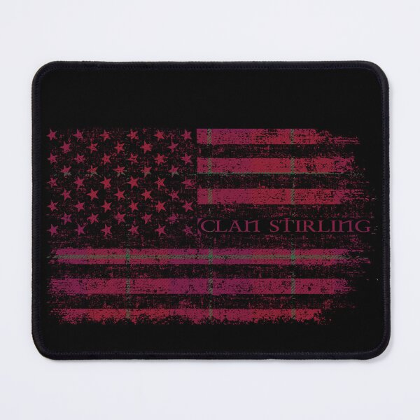 Item preview, Clan Stirling of Keir Scottish tartan US flag kilt Scotland designed and sold by Clan1093.