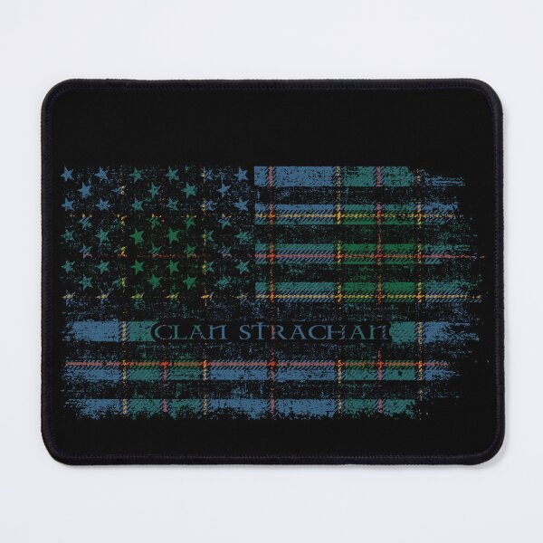 Item preview, Clan Strachan Scottish tartan US flag kilt Scotland designed and sold by Clan1093.