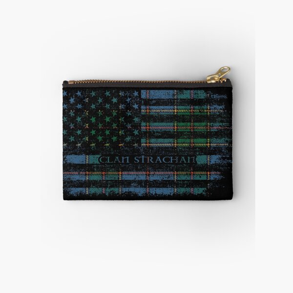 Item preview, Clan Strachan Scottish tartan US flag kilt Scotland designed and sold by Clan1093.