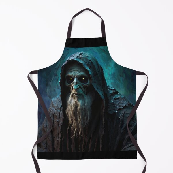 Item preview, Evil Necromancer spirit of the night illustration designed and sold by Vintage Designs +.
