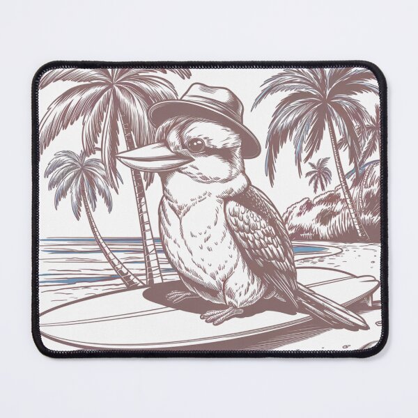 Item preview, Australiana Christmas Kookaburra On the Beach designed and sold by Wennebabs.