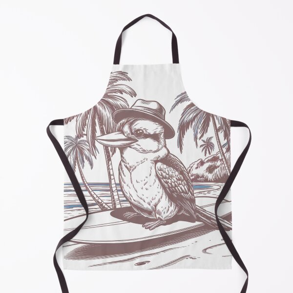 Item preview, Australiana Christmas Kookaburra On the Beach designed and sold by Wennebabs.