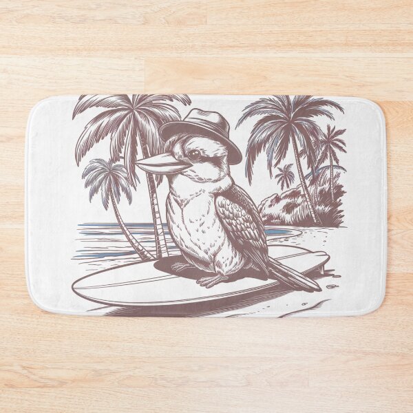 Item preview, Australiana Christmas Kookaburra On the Beach designed and sold by Wennebabs.