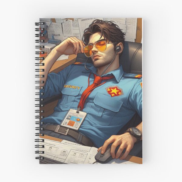 Item preview, Lazy Security Officer designed and sold by nikkolaus.