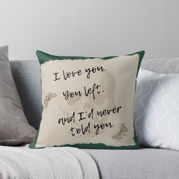 Item preview, I love you. You left, and I'd never told you. designed and sold by ArtsyTales.