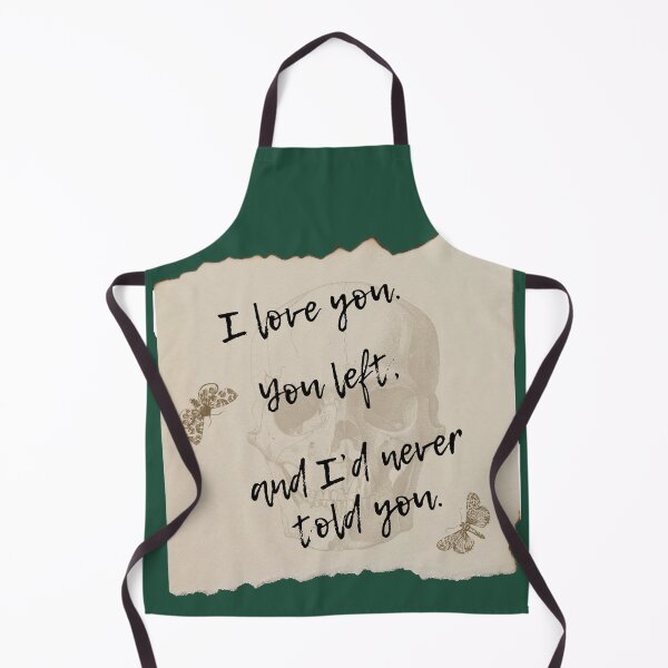 Item preview, I love you. You left, and I'd never told you. designed and sold by ArtsyTales.
