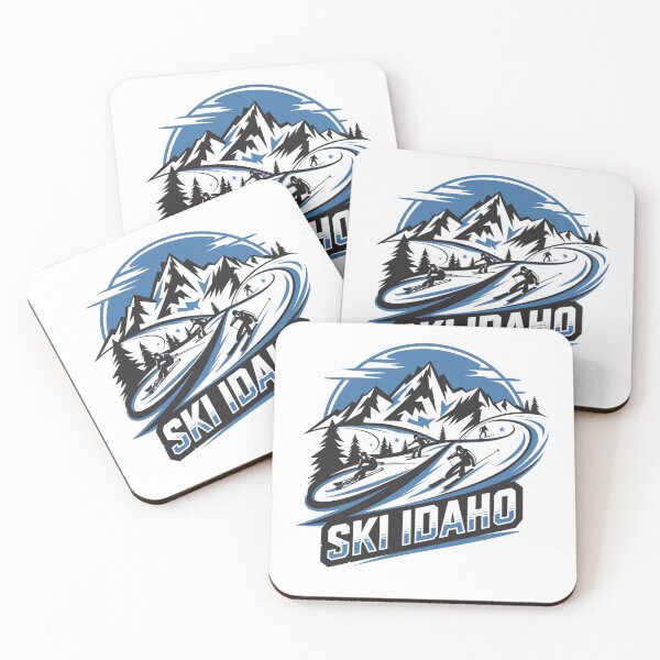 Item preview, Idaho Ski  Adventure - Schweitzer Mountain Skiing & Snowboarding Design designed and sold by Colorful-Garden.